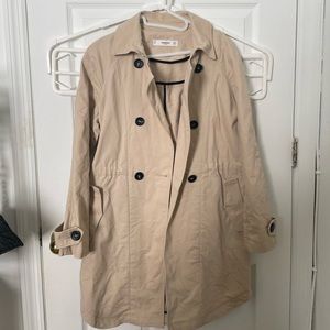 Mango Casual Trench Coat Size XS